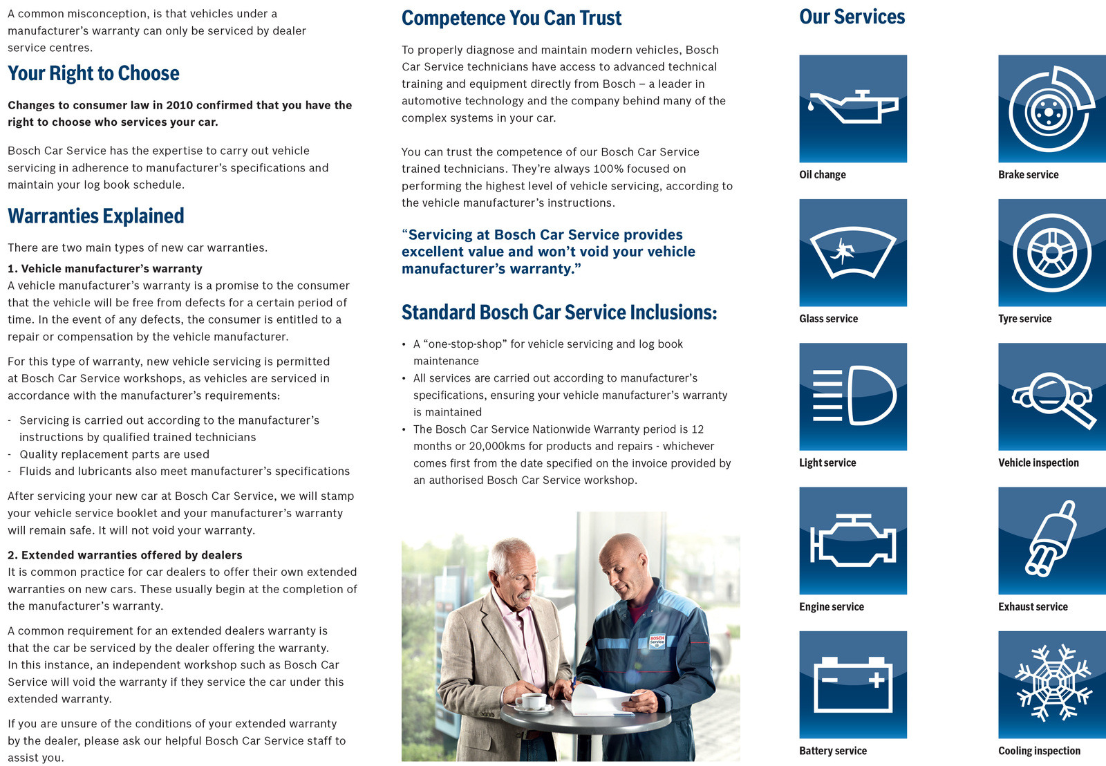 Bosch Car Service New Car Brochure Bosch Store
