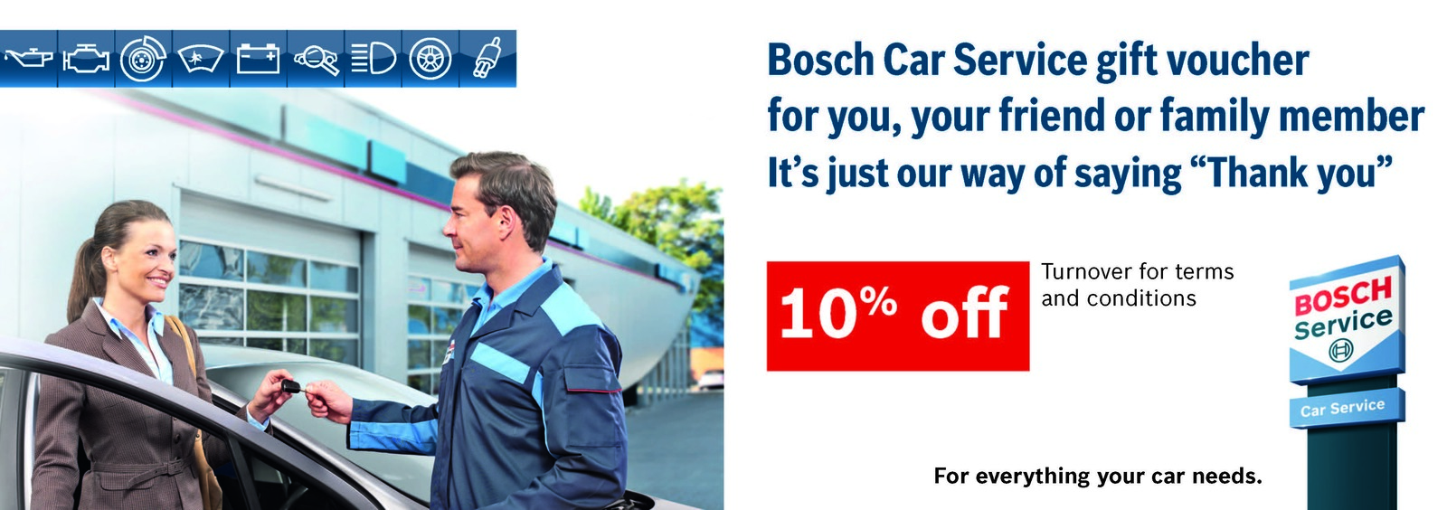 Bosch Car Service 20 Off Vouchers