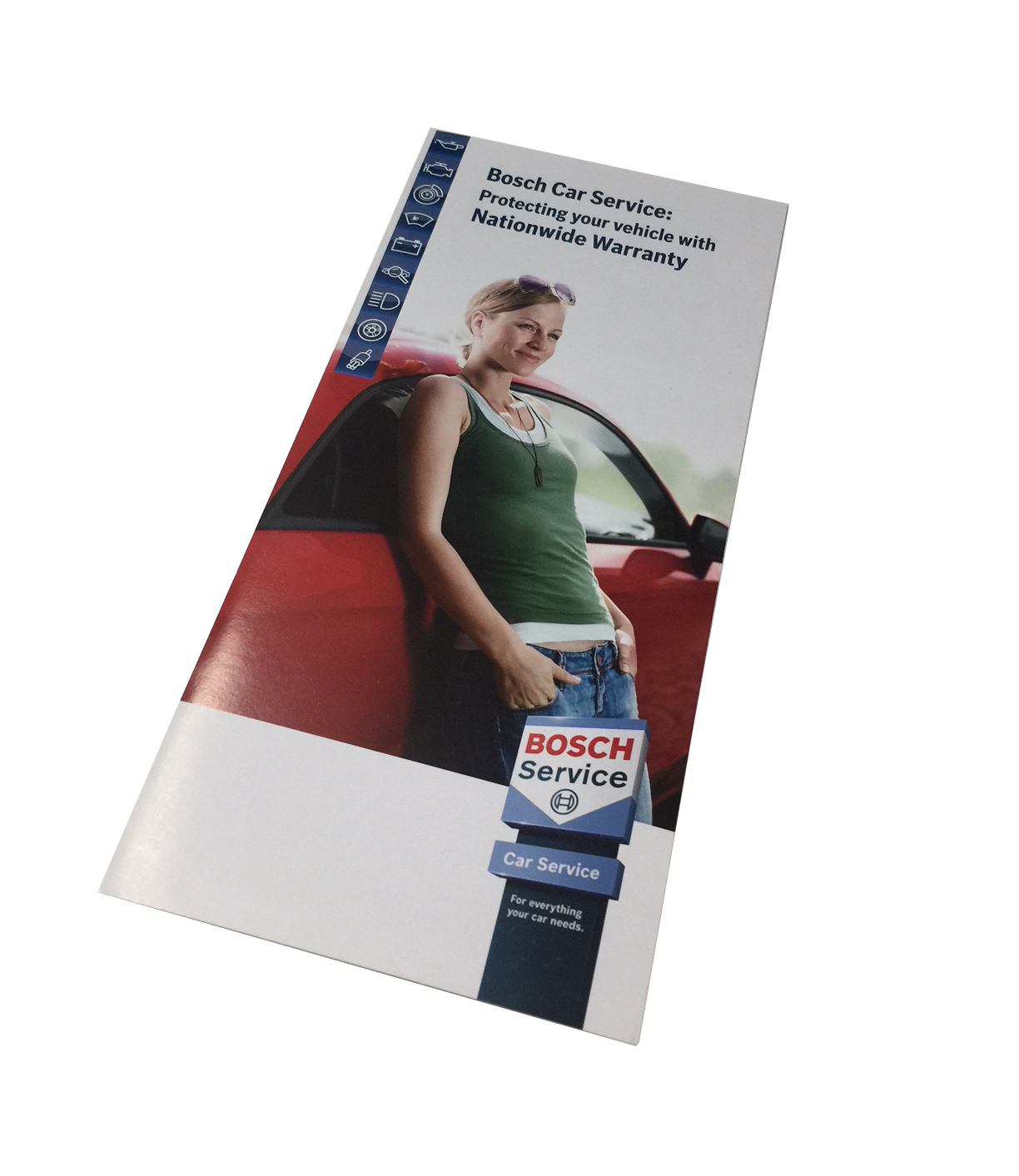 Bosch Car Service Nationwide Warranty Brochure Pack of 50 Bosch Store