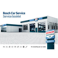 Bosch Car Service Booklet - Pack of 25 - AU & NZ